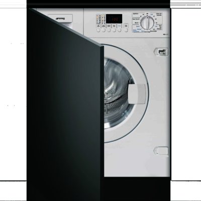 Smeg WDI14C7 1400 Spin 7kg+4kg Integrated Washer Dryer in White Smeg WDI14C7 1400 Spin 7kg+4kg Integrated Washer Dryer in White
